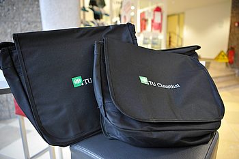 Schwarze Tasche der TU Clausthal