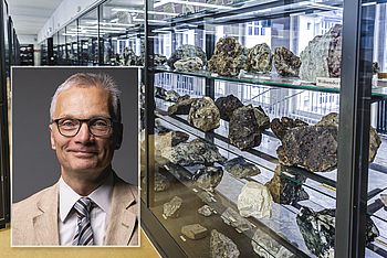 Eine Sammlung verschiedener Mineralien